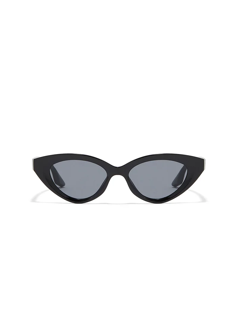 Blackout Au Naturel,Women Sunglasses, Cat Eye Sunglasses, UV Protection: UV400 (Black,Grey)