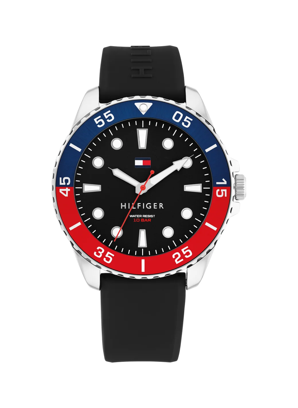 تومي هيلفيغر Oceanic Analog Steel Strap Watch