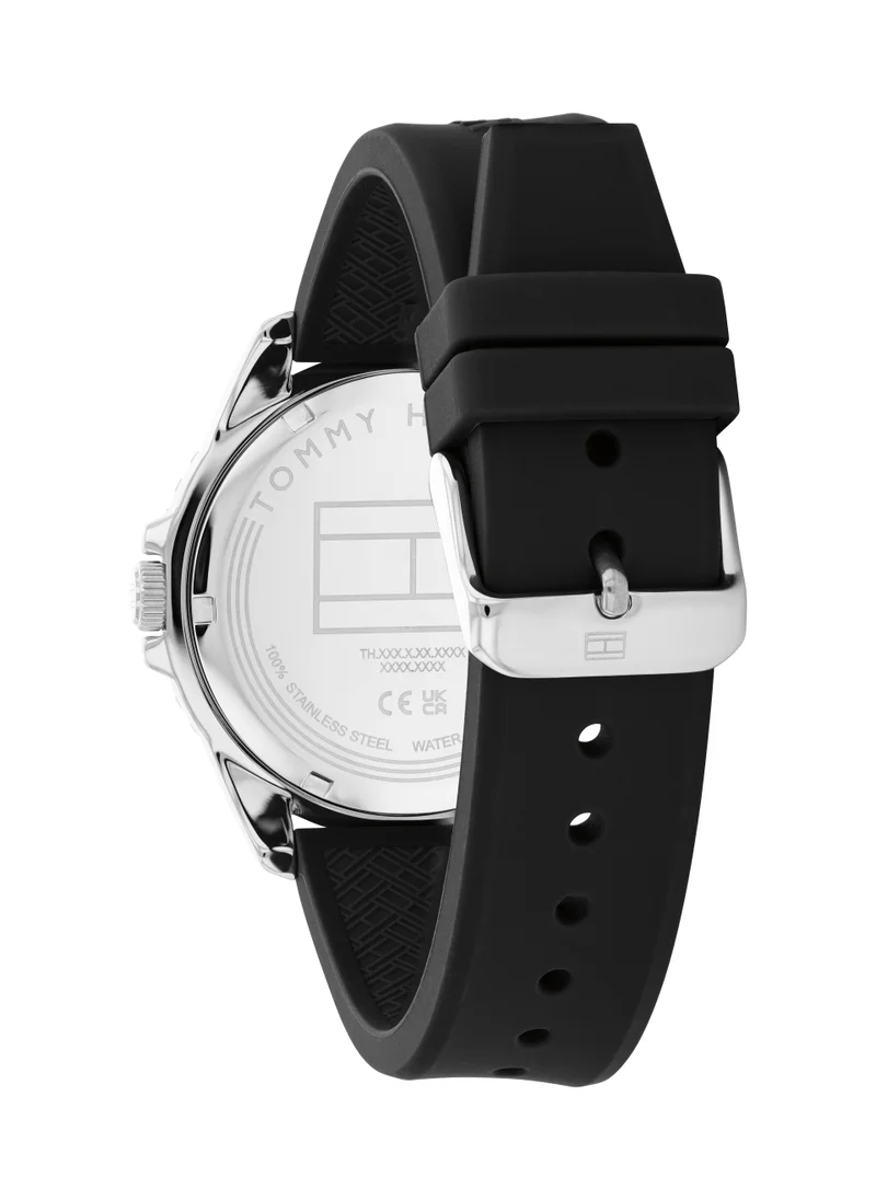 تومي هيلفيغر Oceanic Analog Steel Strap Watch