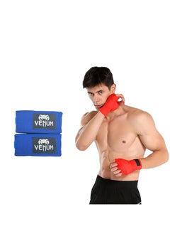QSHOP Light Fighter QShop®️5 Meter Boxing Hand Bands Multi Length Semi-Elastic Hand Bands with Thumb Loop for Boxing, Great Elastic Hand Bands for Men and Women (2 Pieces)  - Image 1
