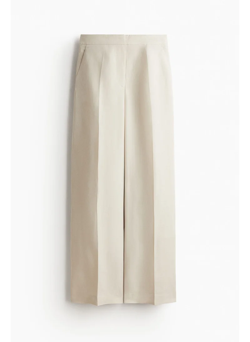 H&M Linen-blend trousers