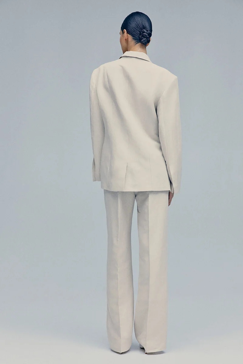 H&M Linen-blend trousers