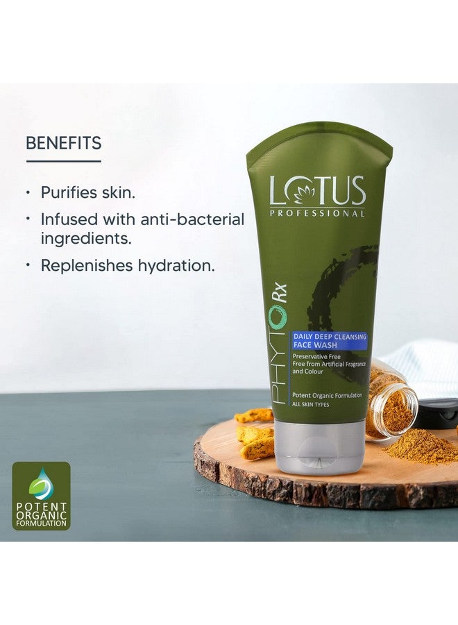 Lotus Professional Phytorx Daily Deep Cleansing Face Wash | Skin Clarifying | Nourishes Skin | Spots & Pigmentation | Paraben Free | 80G  - Image 2