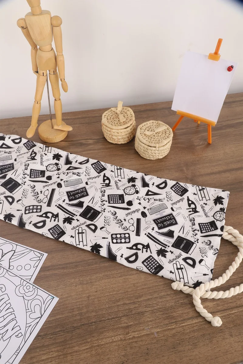 مينوفكو 36 Compartments School Student Professional Child Adult Cloth Roll Pen Holder