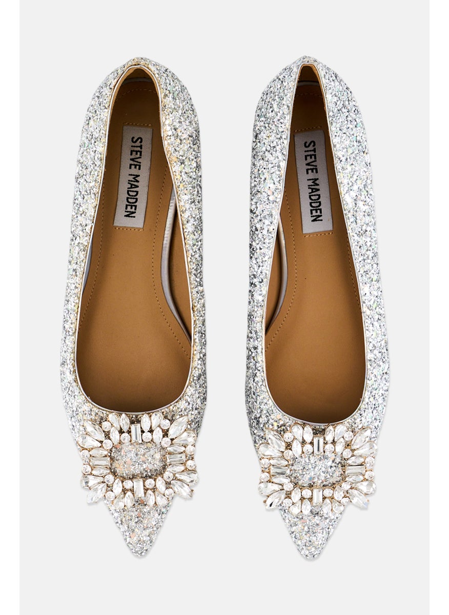 STEVE MADDEN - Women Slip On Pumps, White - Image 1
