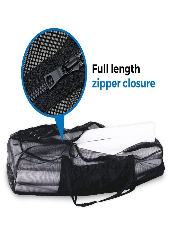 Water Gear Pool Noodle Bag - Lightweight Kids Pool Toy Storage - Mesh Carrier for Swimming Pool Accessories- with Zipper Closure and Shoulder Straps - Image 2