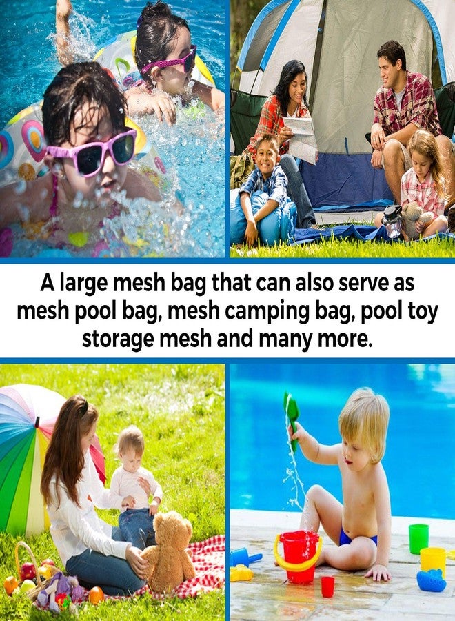 Water Gear Pool Noodle Bag - Lightweight Kids Pool Toy Storage - Mesh Carrier for Swimming Pool Accessories- with Zipper Closure and Shoulder Straps - Image 4