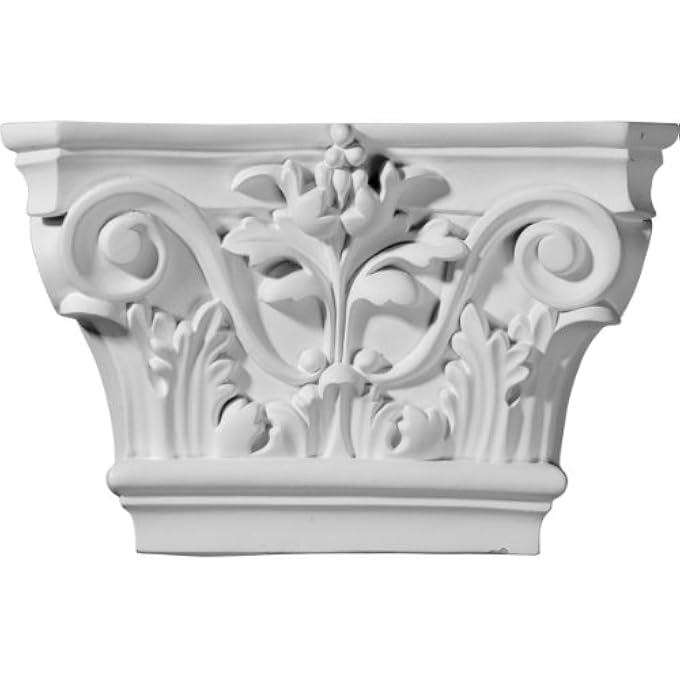 CAP08X02X05OD CAPITAL, 8 3/8"W X 2 1/8"D X 5 1/4"H, FACTORY PRIMED WHITE - Image 1