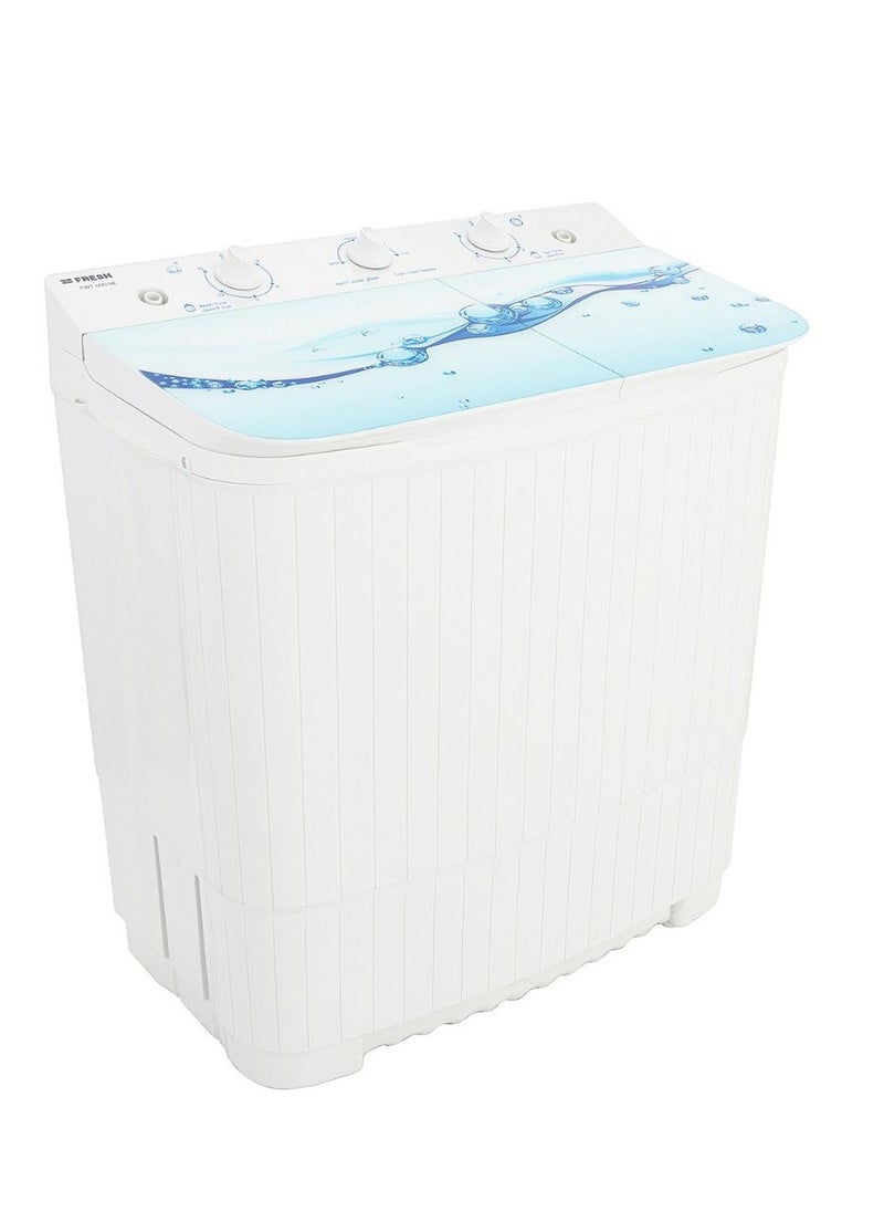Fresh - Fresh Half washing machine 6 kg diamond two tubs FWT600NA - Image 1