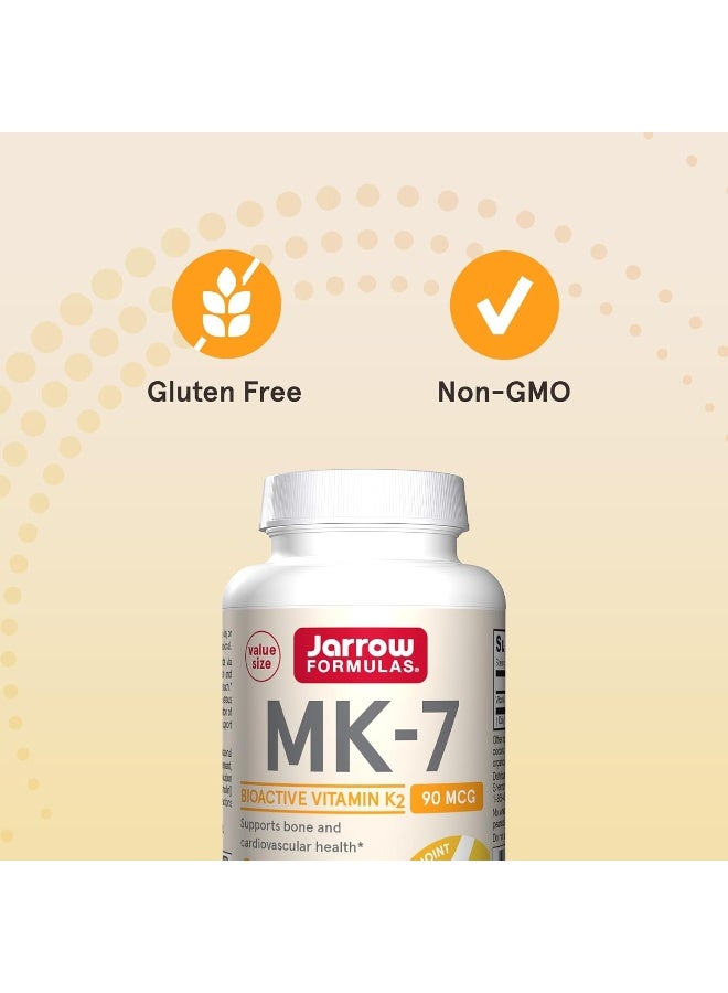 Jarrow Formulas MK-7 90 mcg - Bioactive Form of Vitamin K2 - 120 Servings (Softgels) - For Bone & Cardiovascular Health - Vitamin K2 MK-7 Dietary Supplement - K2 Vitamin Supplement MK-7 - Gluten Free - Image 5