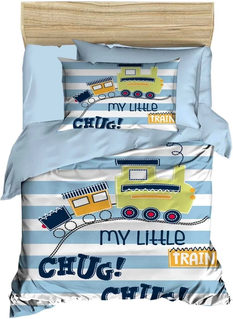 Mira Home Digital Printed 3D Cotton Newborn Baby Bedding Set My Little Train