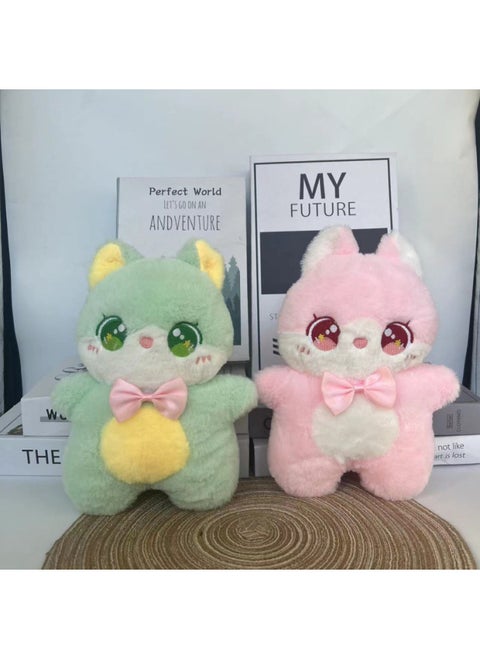 Labubu Labu Horror Smile Animal Plush Doll 8 Inch Grasp Machine Doll Bubble Labu Rabbit 9 Inch-Color:Dudu Cat-Height:(minimum Order Is 20 Pieces Per Style)