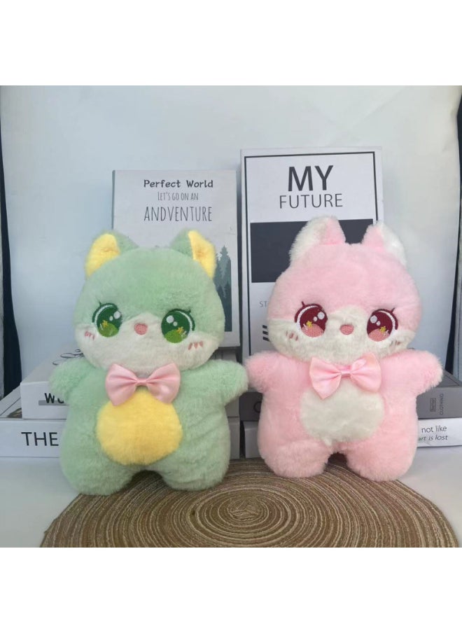 null - Labubu Labu Horror Smile Animal Plush Doll 8 Inch Grasp Machine Doll Bubble Labu Rabbit 9 Inch-Color:Dudu Cat-Height:(minimum Order Is 20 Pieces Per Style) - Image 1