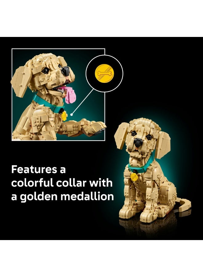 LEGO Icons Golden Retriever Puppy Animal Figure 11384 2102Pcs