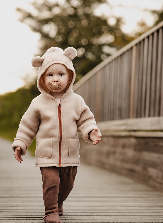 FRIGG Butterfly Anatomical Silicone Baby Pacifier 0-6M 1-Pack Sage - Size 1 - Image 2