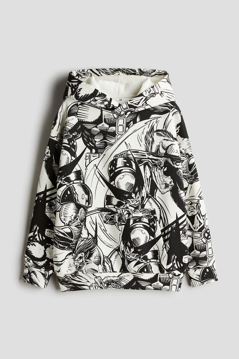 H&M Motif-Detail Hoodie