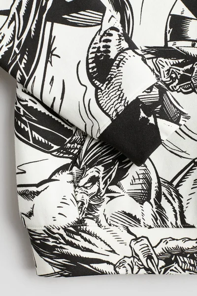 H&M Motif-Detail Hoodie