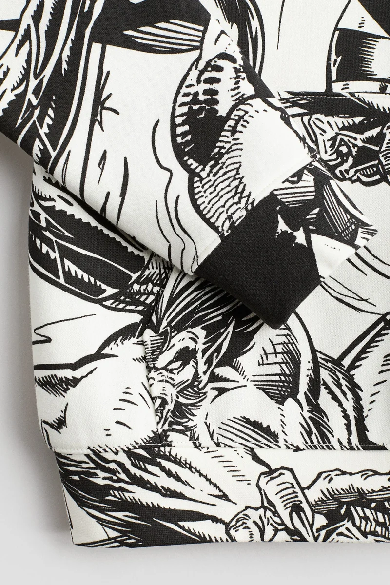 H&M Motif-Detail Hoodie