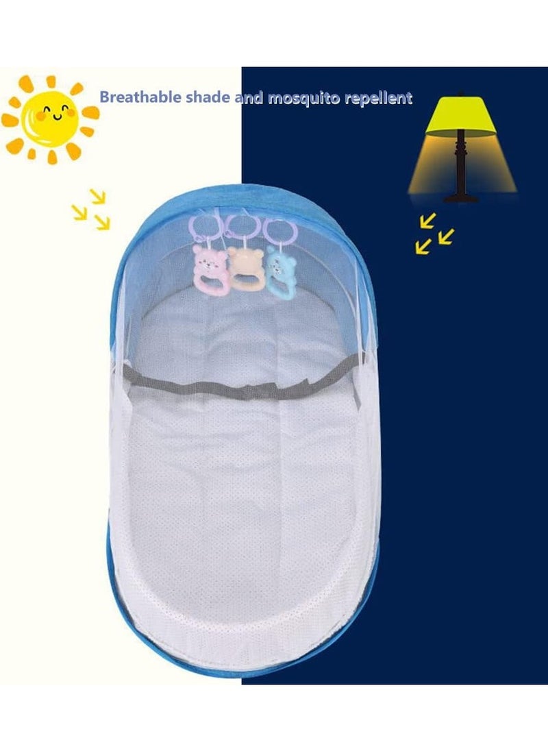 Infant Travel Bed with Mosquito Net and Awning,Portable Baby Cot Changing Bag Foldable Baby Cot with Mosquito Net Cuddly Nest Baby Cot - pzsku/ZABFD5F061A4A8233540FZ/45/_/1722655465/de05a8fc-19d0-4be4-b591-2ea00429ccad