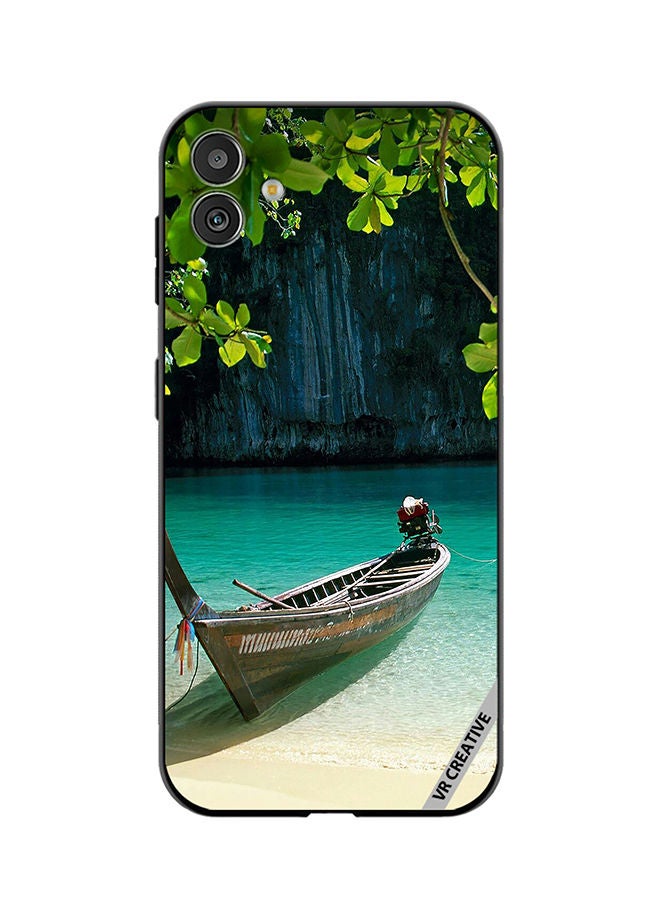 VR CREATIVE Protective Case Cover For Samsung Galaxy F14 Boat Lake Design  Multicolour - Image 1