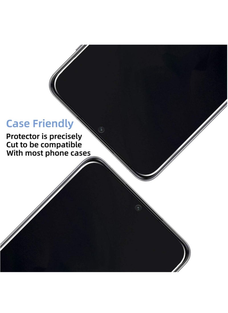 (2 Pack)Privacy Screen protector compatible with Samsung Galaxy S21+ Screen Protector Tempered Glass [Anti-Glare][HD Full Coverage][Easy Installation][Scratch Resistant][9H Hardness]