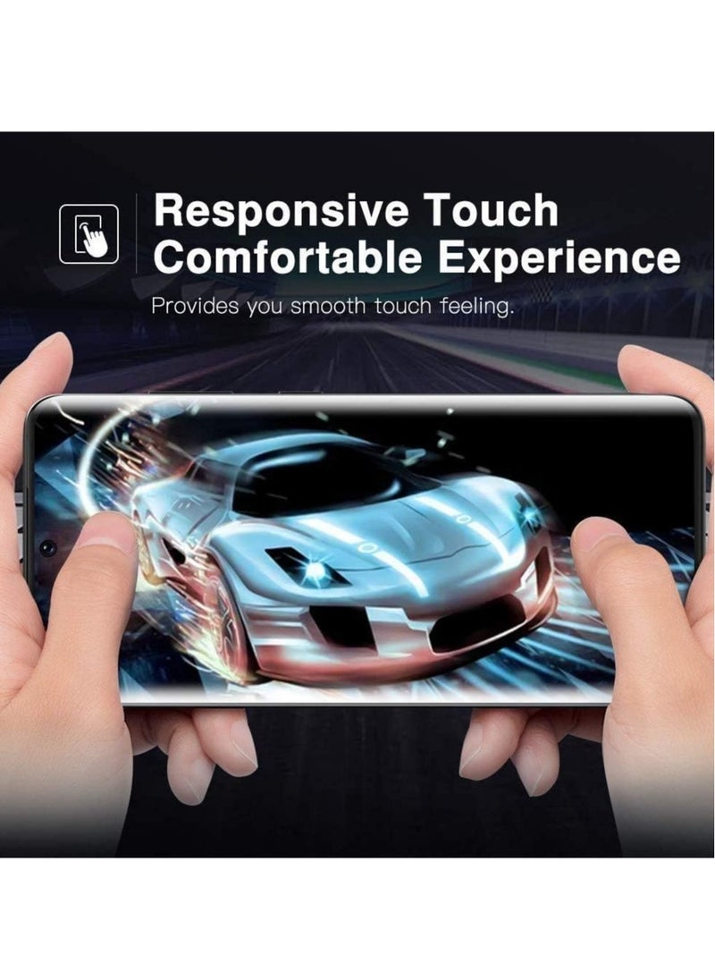(2 Pack)Privacy Screen protector compatible with Samsung Galaxy S21+ Screen Protector Tempered Glass [Anti-Glare][HD Full Coverage][Easy Installation][Scratch Resistant][9H Hardness]
