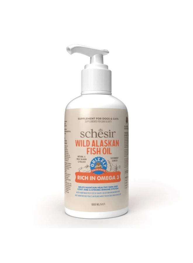 شيسر Grizzly Wild Alaskan Fish Oil Omega Plus 1000ml - Image 1