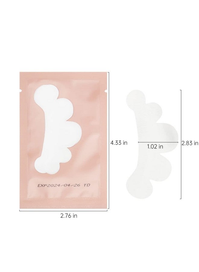Mekupeu Ekupeu 100 Pair Cloud Shape Eye Under Gel Pads Eyelash Extensions Patches Lash Extension Lint Free Under Hydrogel Eye Mask Pads Beauty Tools (Pink) - Image 3