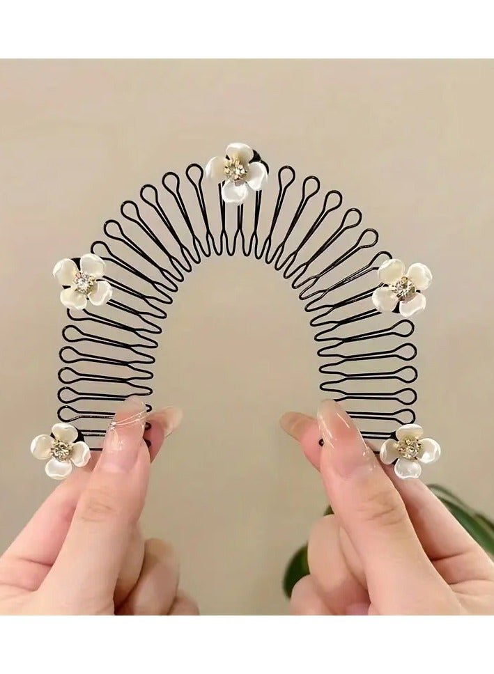 Goolsky Elastic Hair Clip, Broken Hair Plate Headband, Fixed Comb for Thin And Thick Hair, Gift Hair Clip for Men Women, Hair Band - Image 3