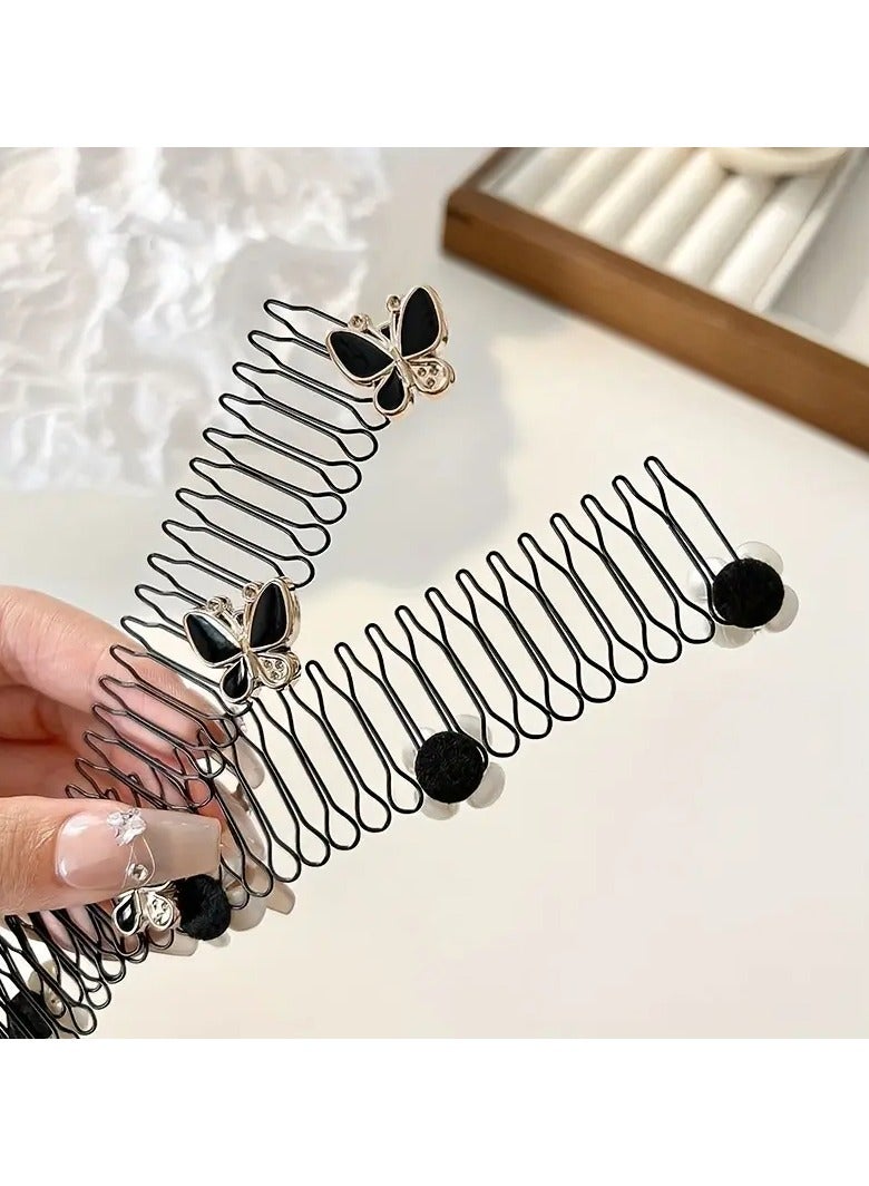 Goolsky Elastic Hair Clip, Broken Hair Plate Headband, Fixed Comb for Thin And Thick Hair, Gift Hair Clip for Men Women, Hair Band - Image 5