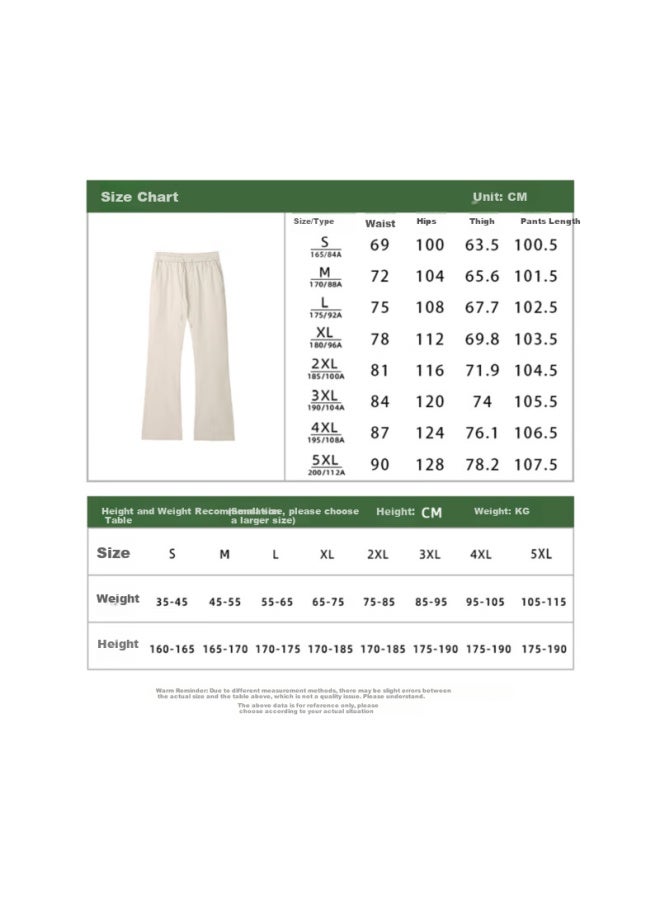 Poum American-style Draping Pants For Men, Spring And Autumn Loose-fit Quick-dry Simple Wide-leg Straight Trousers Hk24800 Black M - Image 4