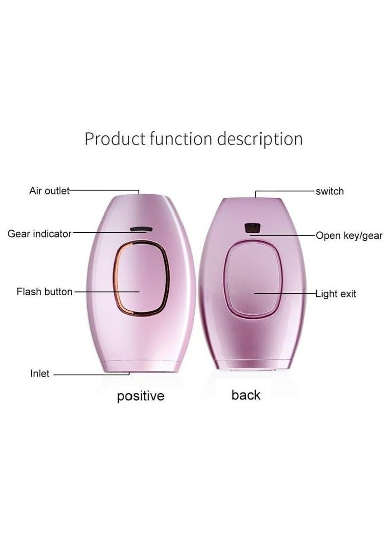 ORiTi جهاز إزالة الشعر بالليزر IPL صغير محمول باليد باللون الوردي - Image 3