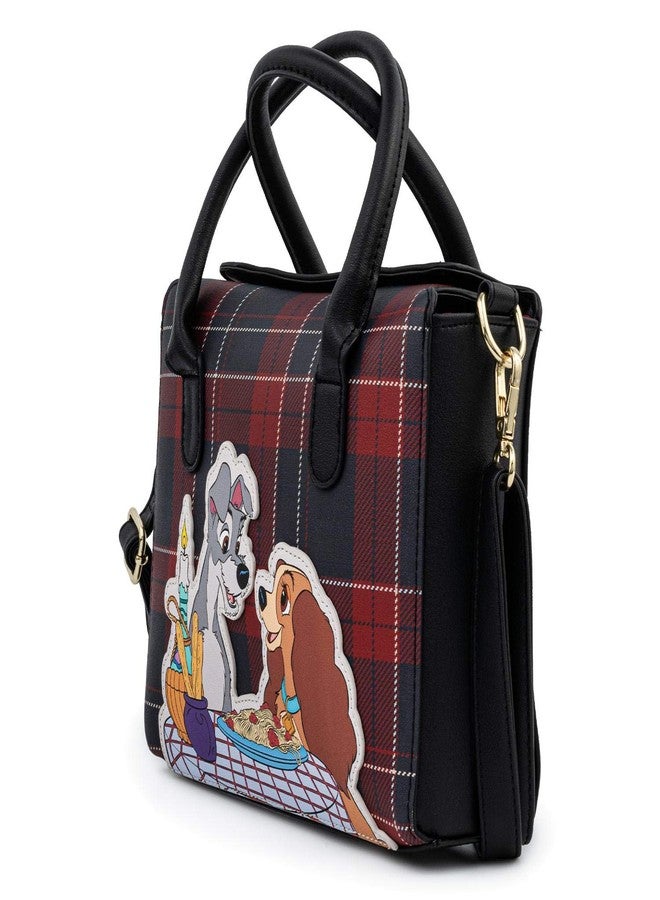 Loungefly Disney Lady And The Tramp Plaid Dinner Crossbody - Image 2