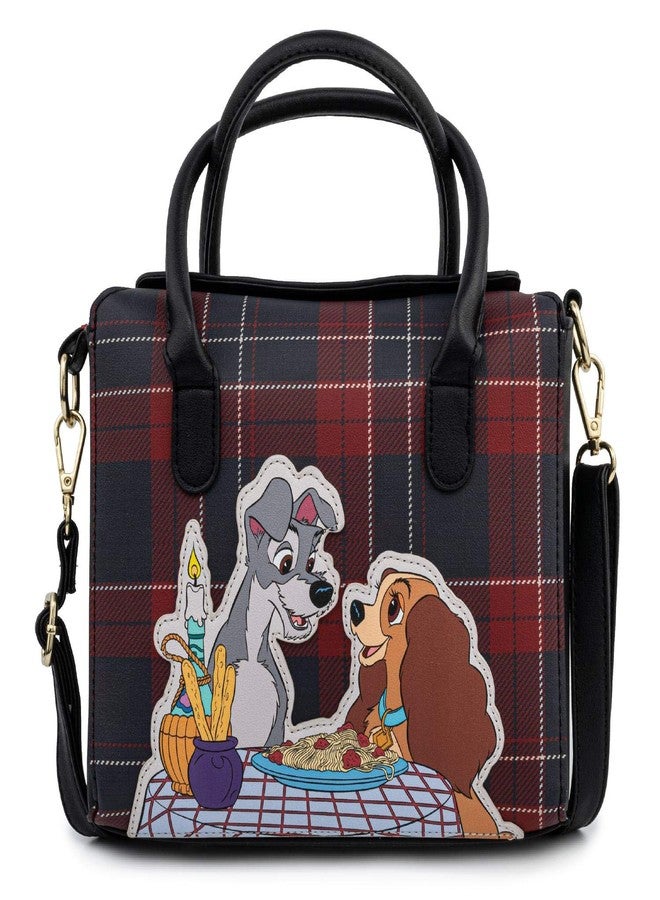 Loungefly Disney Lady And The Tramp Plaid Dinner Crossbody - Image 1