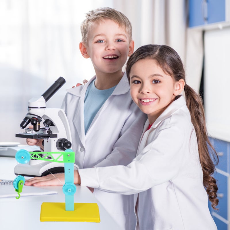 3 Sets Physical Pulleys and Bracket Science Experiment Kit Mechanical Teaching Aids - Image 5