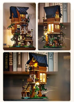 VATOS Tree House Building Toy with LED Light - 1155PCS Creative STEM Building Set for Kids | 4 Seasons in 1 Treehouse Building Bricks | Forest House for 6 7 8 9 10+ Girls Boys Christmas Birthday Gift - pzsku/ZABFDA9C716E2B1E70AE5Z/45/_/1692953700/403605cb-94cc-4611-a38c-933a712128e1