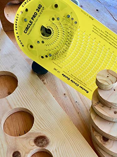 JASPER PRECISION TOOLS Jasper 240 Circle Cutter Router, Circle Guide Kit (Acrylic) - Image 3