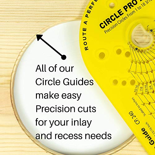 JASPER PRECISION TOOLS Jasper 240 Circle Cutter Router, Circle Guide Kit (Acrylic) - Image 4