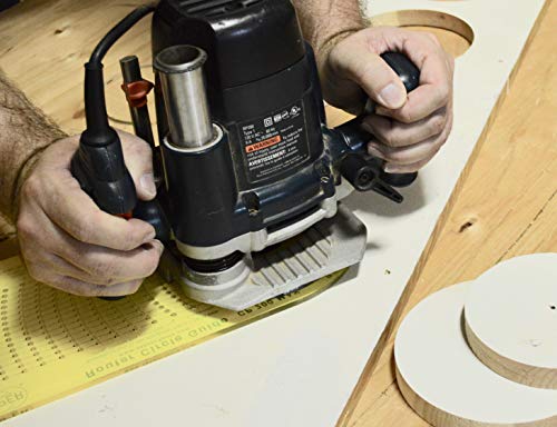 JASPER PRECISION TOOLS Jasper 240 Circle Cutter Router, Circle Guide Kit (Acrylic) - Image 2