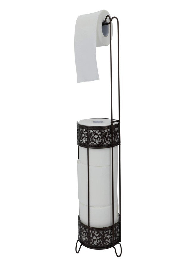 Premium Racks PremiumRacks Vintage Toilet Paper Storage Holder - Free Standing - Modern Design - Holds 4 Rolls - Image 4