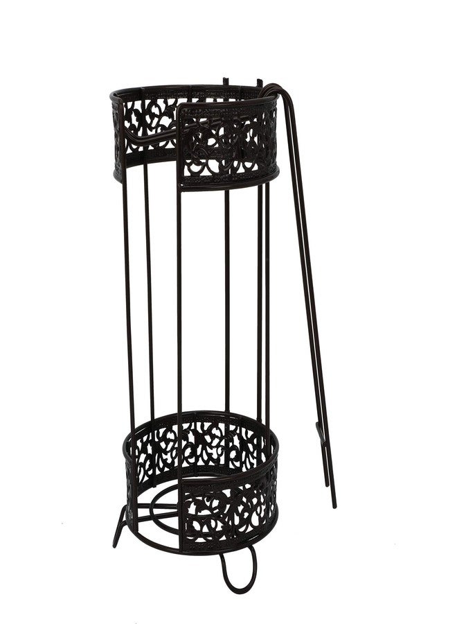 Premium Racks PremiumRacks Vintage Toilet Paper Storage Holder - Free Standing - Modern Design - Holds 4 Rolls - Image 3