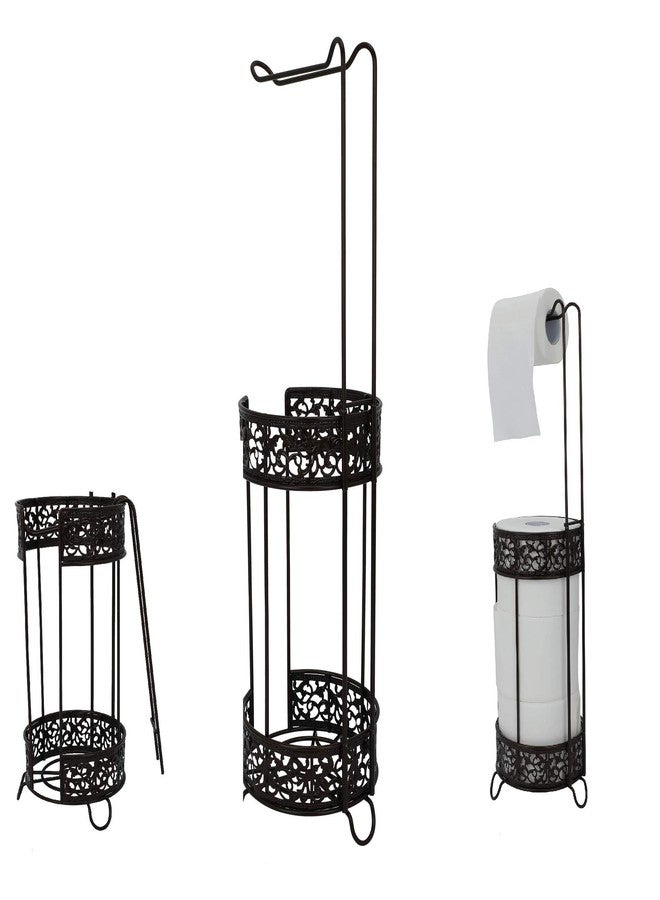 Premium Racks PremiumRacks Vintage Toilet Paper Storage Holder - Free Standing - Modern Design - Holds 4 Rolls - Image 1