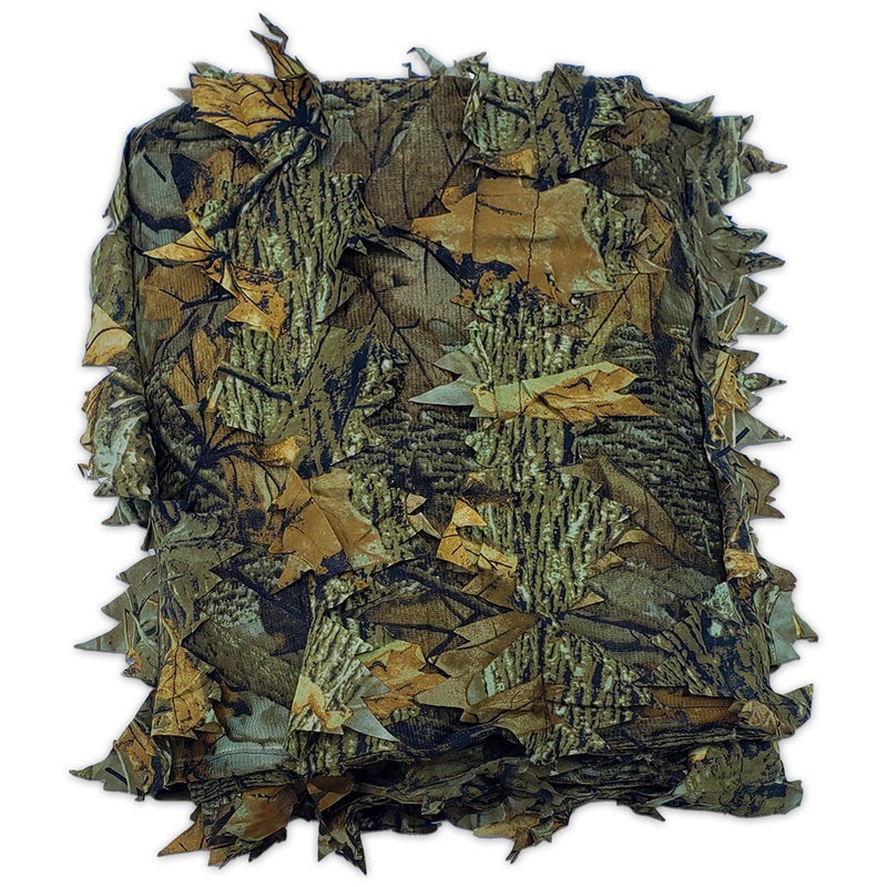 AYIN Camo Netting 3D Leafy Camouflage Net for Hunting, Tree Stands Concealment, Traping, Sunshade, Decoration, Shooting, Paint Ball and More, 5 ft X 12 ft (Autumn Brown) - Image 1