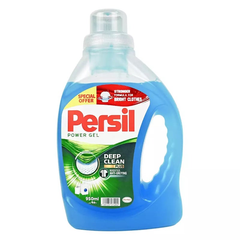 Persil Power Gel Deep Clean Laundry Liquid Detergent Gel- 950ml - Image 1