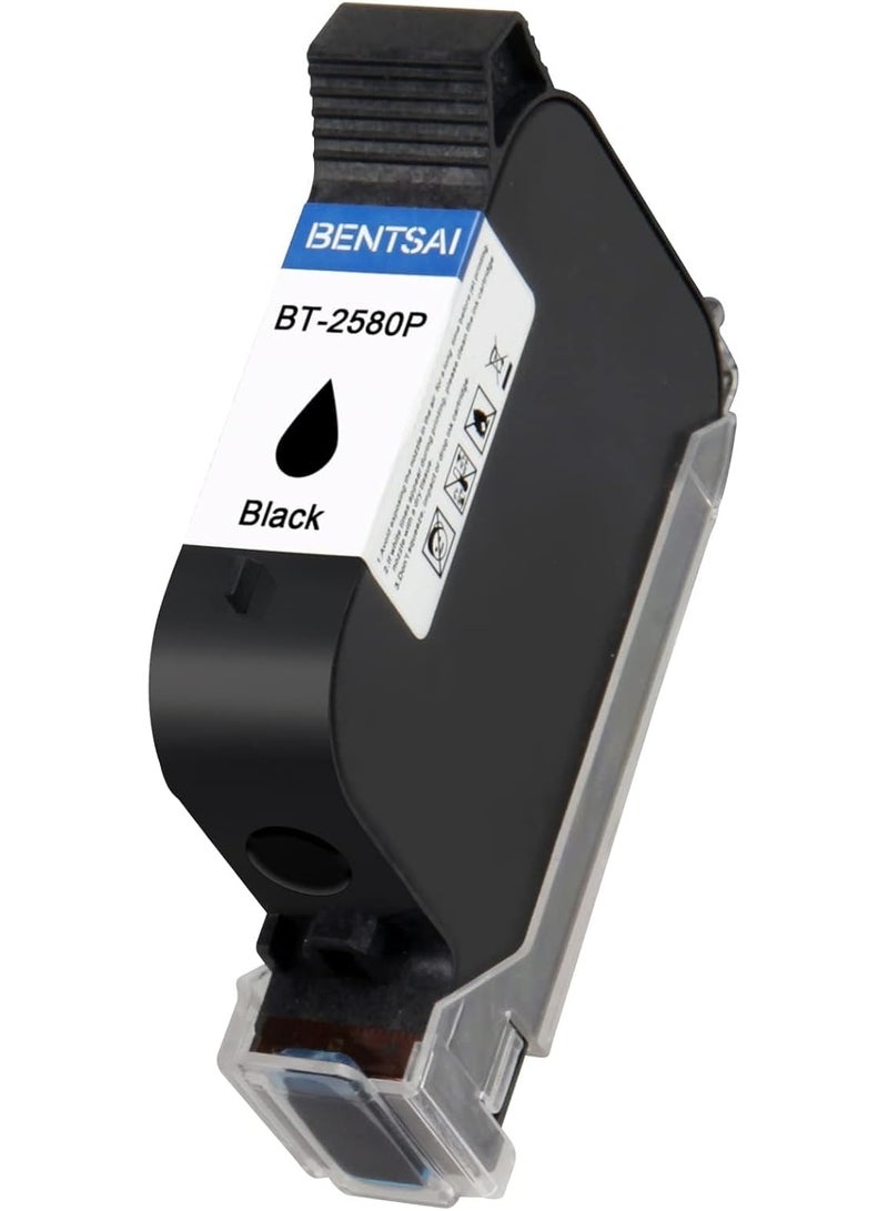 خرطوشة حبر Bentsai BT-2580P نصف بوصة (12.7 مم) ذات أساس مذيب للطابعات النافثة للحبر المحمولة