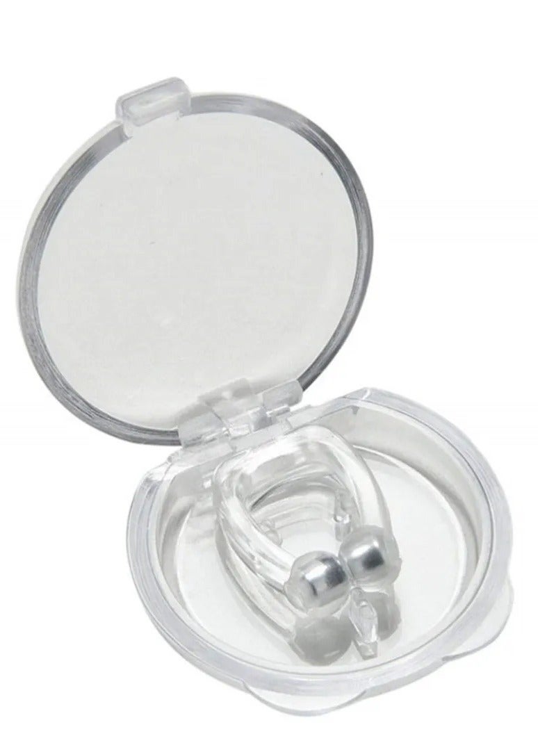 one piece Nose Clip Silicone Anti Snoring Aid Snore Stopper with box - Image 1