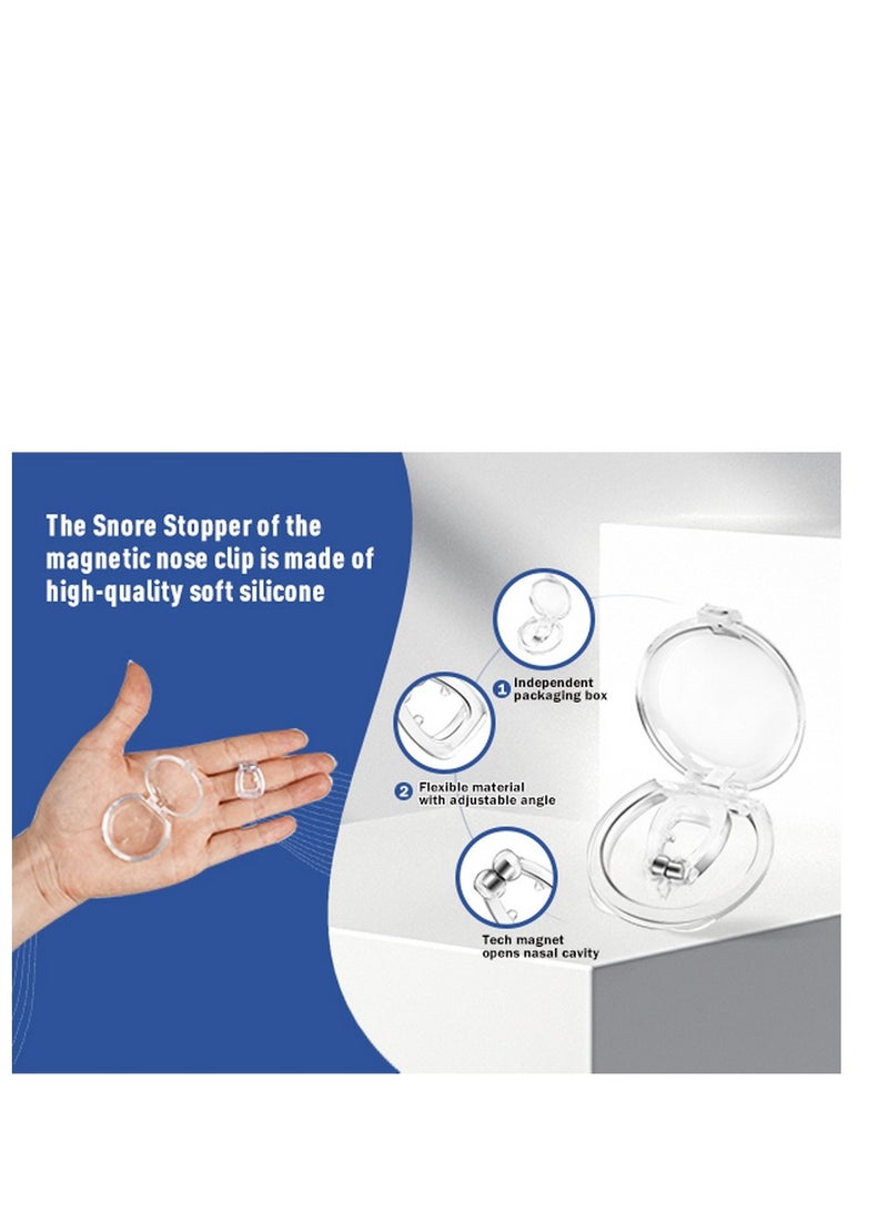 one piece Nose Clip Silicone Anti Snoring Aid Snore Stopper with box - Image 5