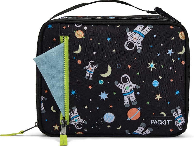 PackIt Freezable Classic Lunch Box Spaceman Freezable Snack Bag Spaceman - Image 4