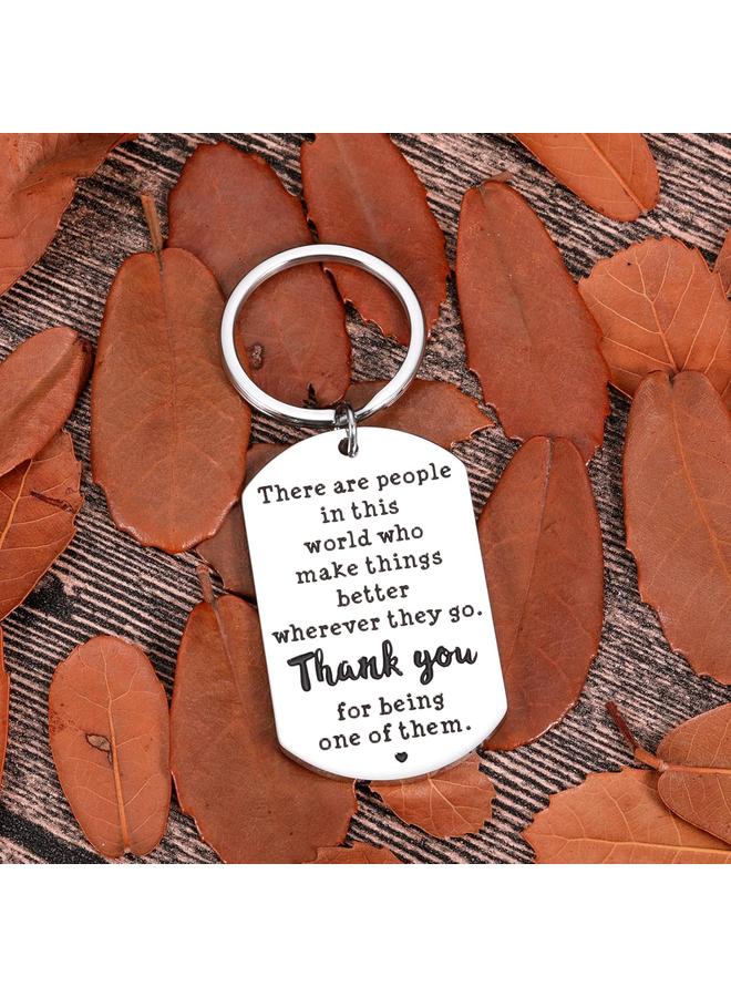 Bluejw Boss Day Gifts Thank You Gifts for Women Men Coworker Employee Appreciation Gift for Boss Male Retirement Going Away Leaving Gifts Ideas for Teachers Office Inspirational Birthday Retired Keychain - Image 3