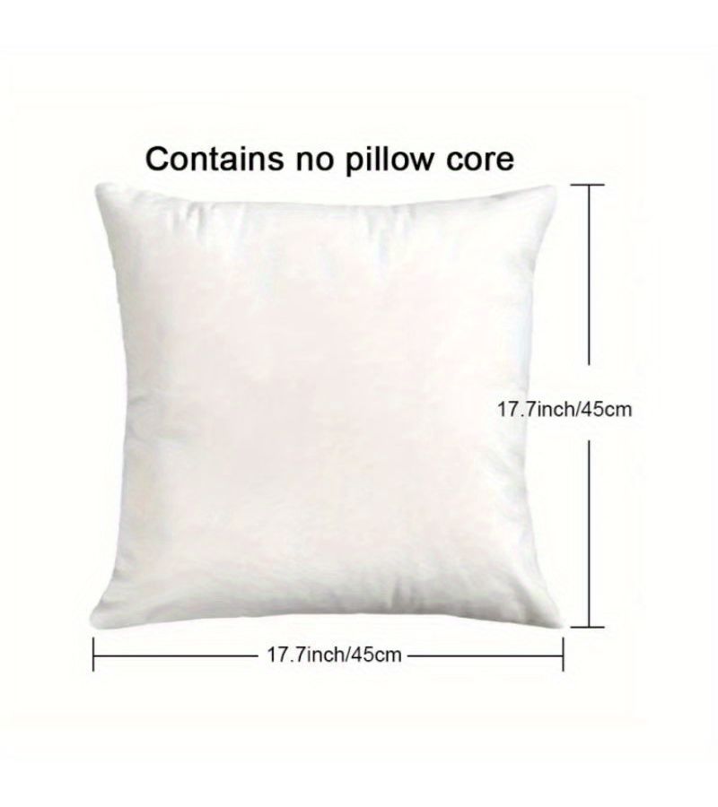 Modern Blue Butterfly White Flowers 17.7in Sofa Bedroom Pillow Case Set - Image 5